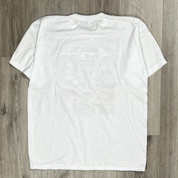 Canada Vintage 1990s Province Flags White Large T-Shirt - Picture 6 of 6